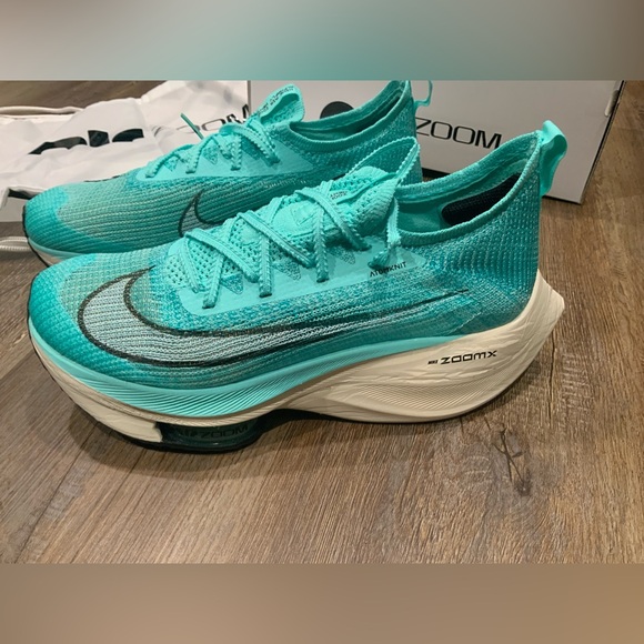 New Nike Air Zoom Alphafly Next% Hyper Turquoise CI9925-300 Men\'s Sz 7 main image 6